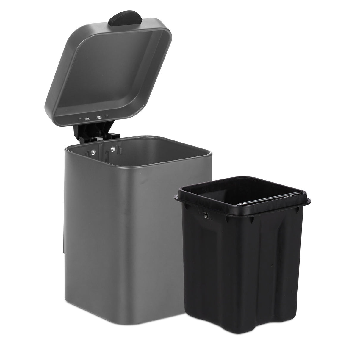 Wall Mounted Bathroom Bin, 3L, Automatic Close