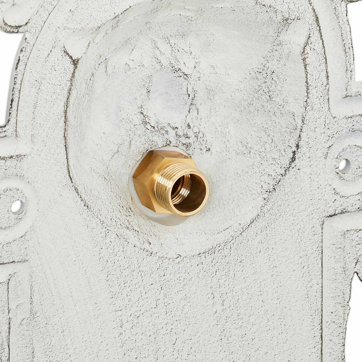 Wall-Mounted Cast Iron Garden Fountain with Tap