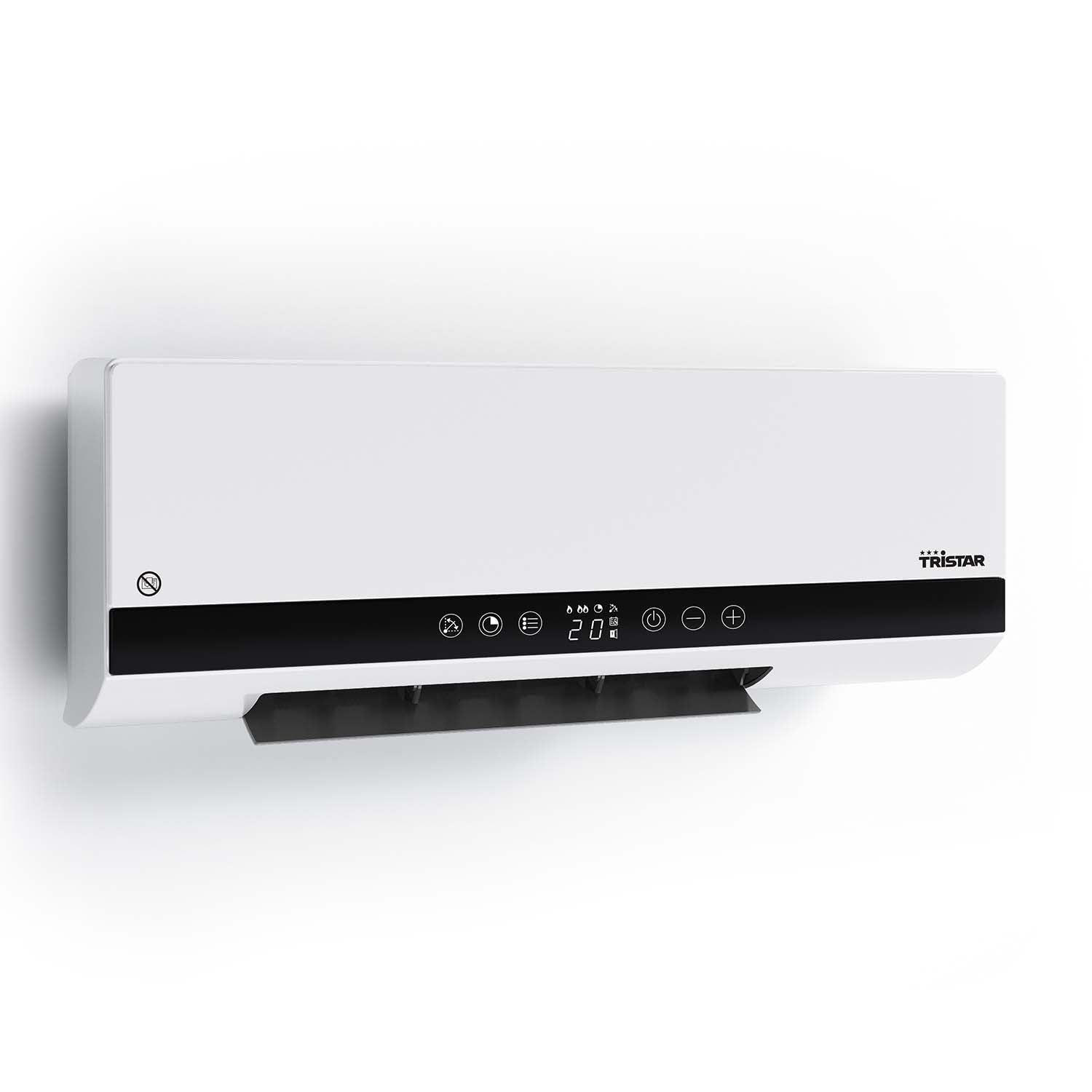 Wall-Mounted Ceramic Heater 2000W Oscillating