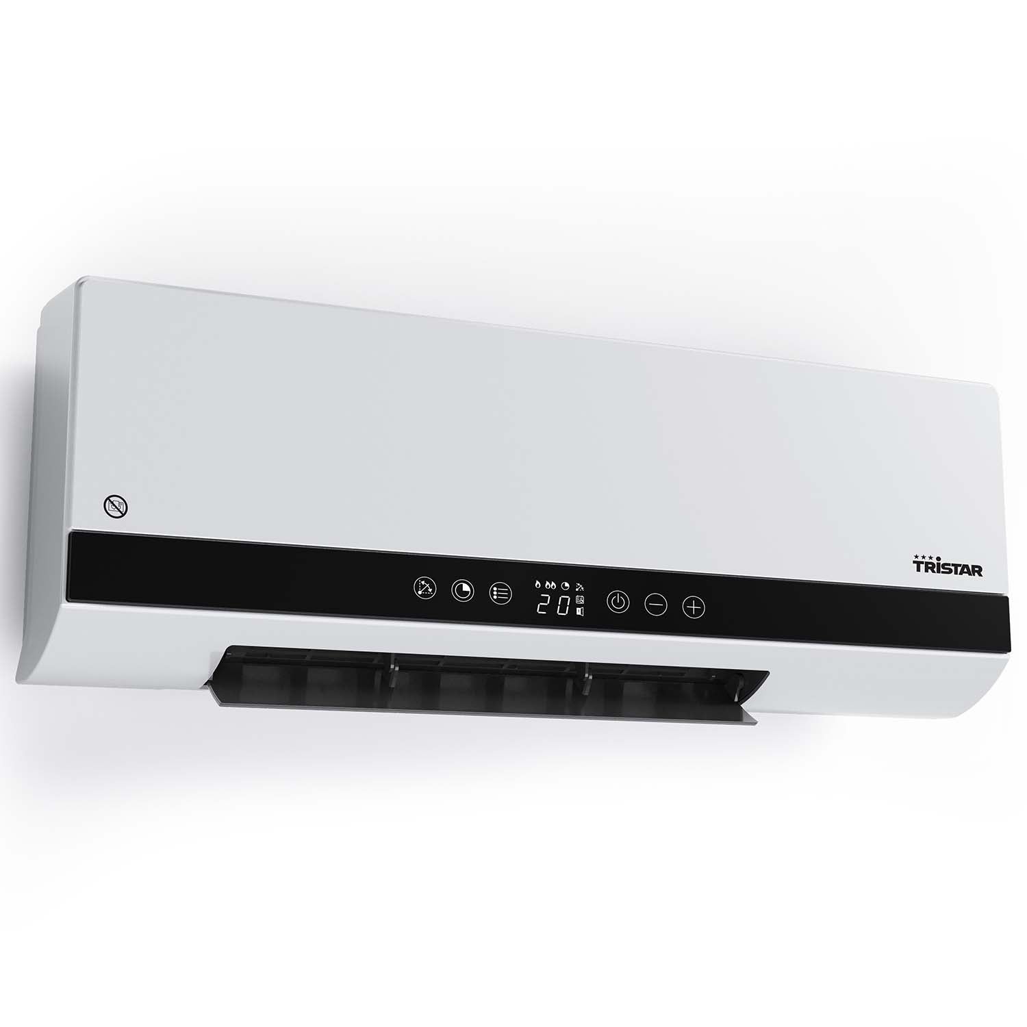 Wall-Mounted Ceramic Heater 2000W Oscillating