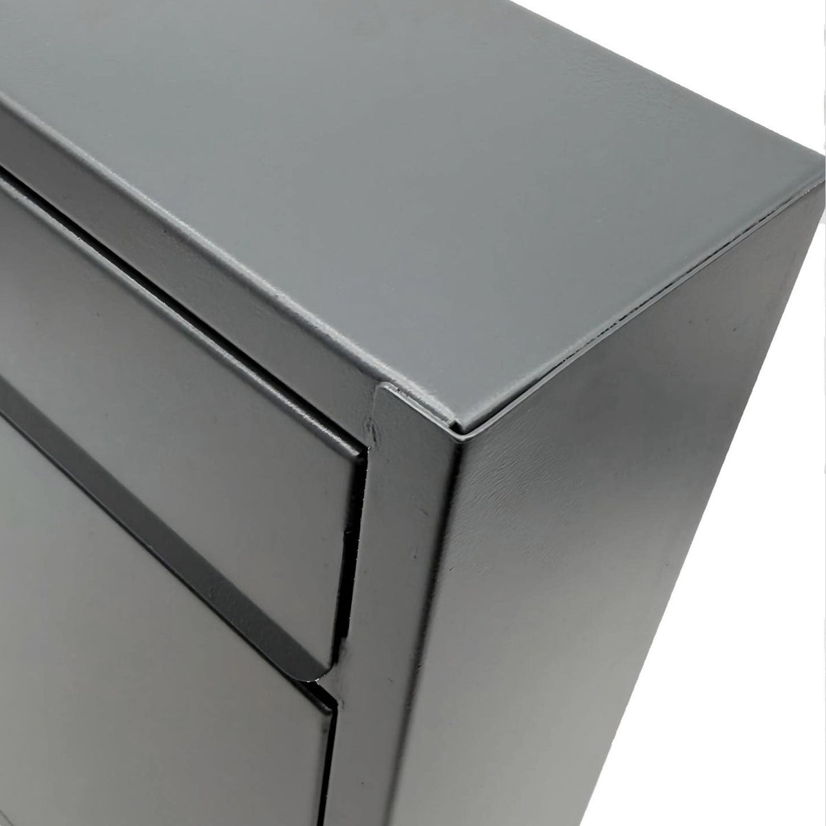 Wall-Mounted Horizontal Mailbox with Nameplate, Lockable