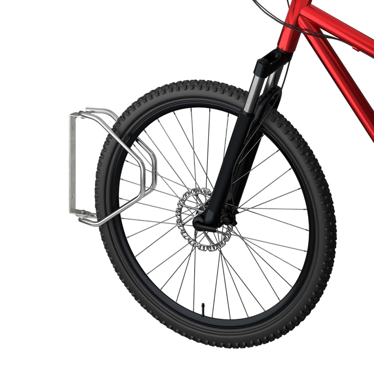 Wall-Mounted Swivelling Bike Rack Set, Steel