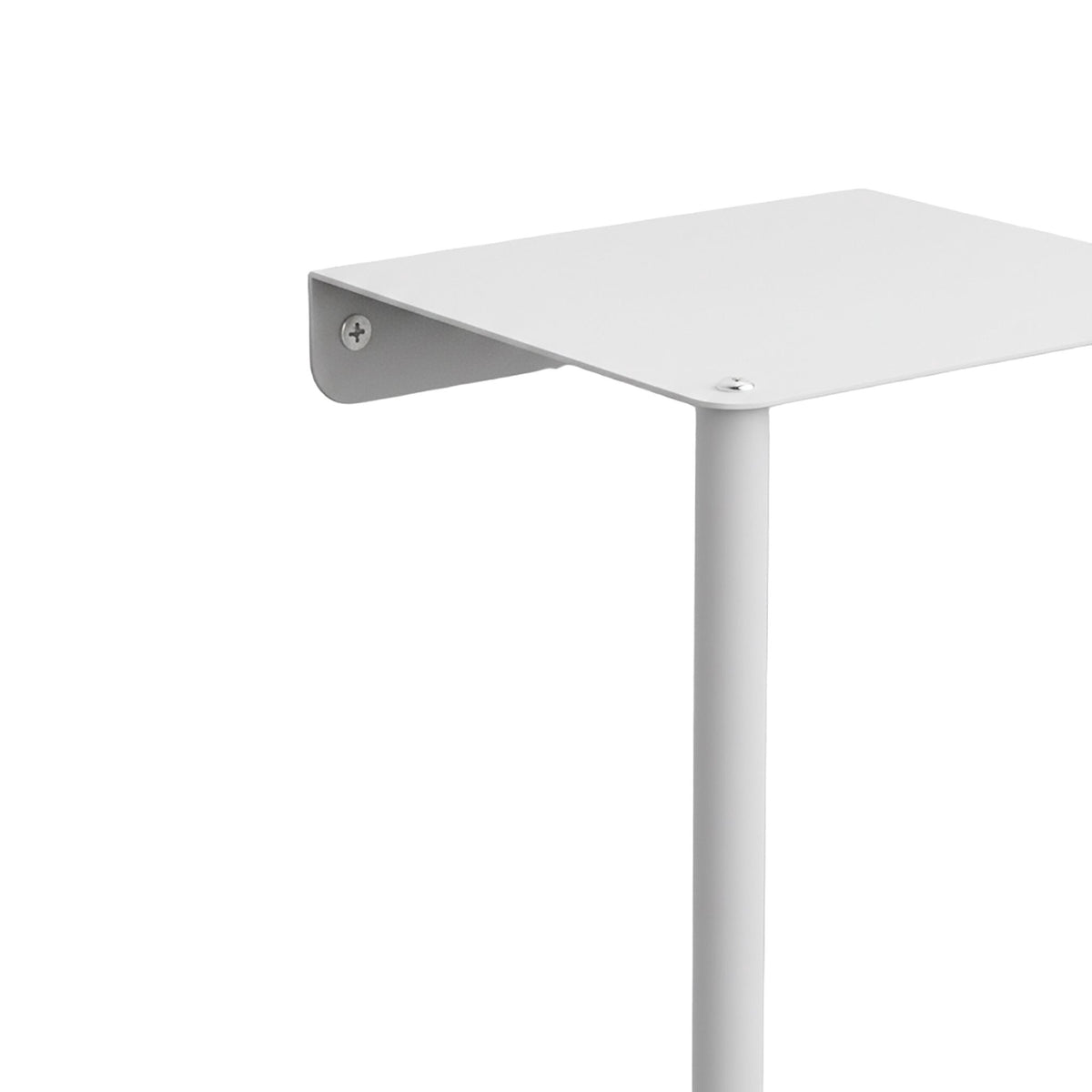 Wall-Mounted Towel Rack with Shelf – Metal Storage