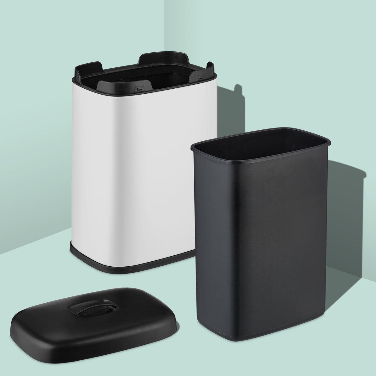 Wall-Mounted Waste Bin, 5L, Removable Lid