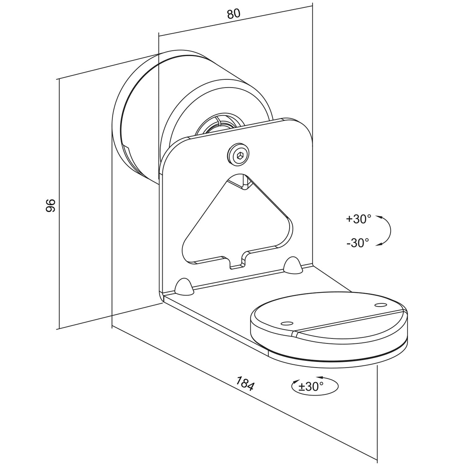 Wall Mount for Sonos Era 100/300, White