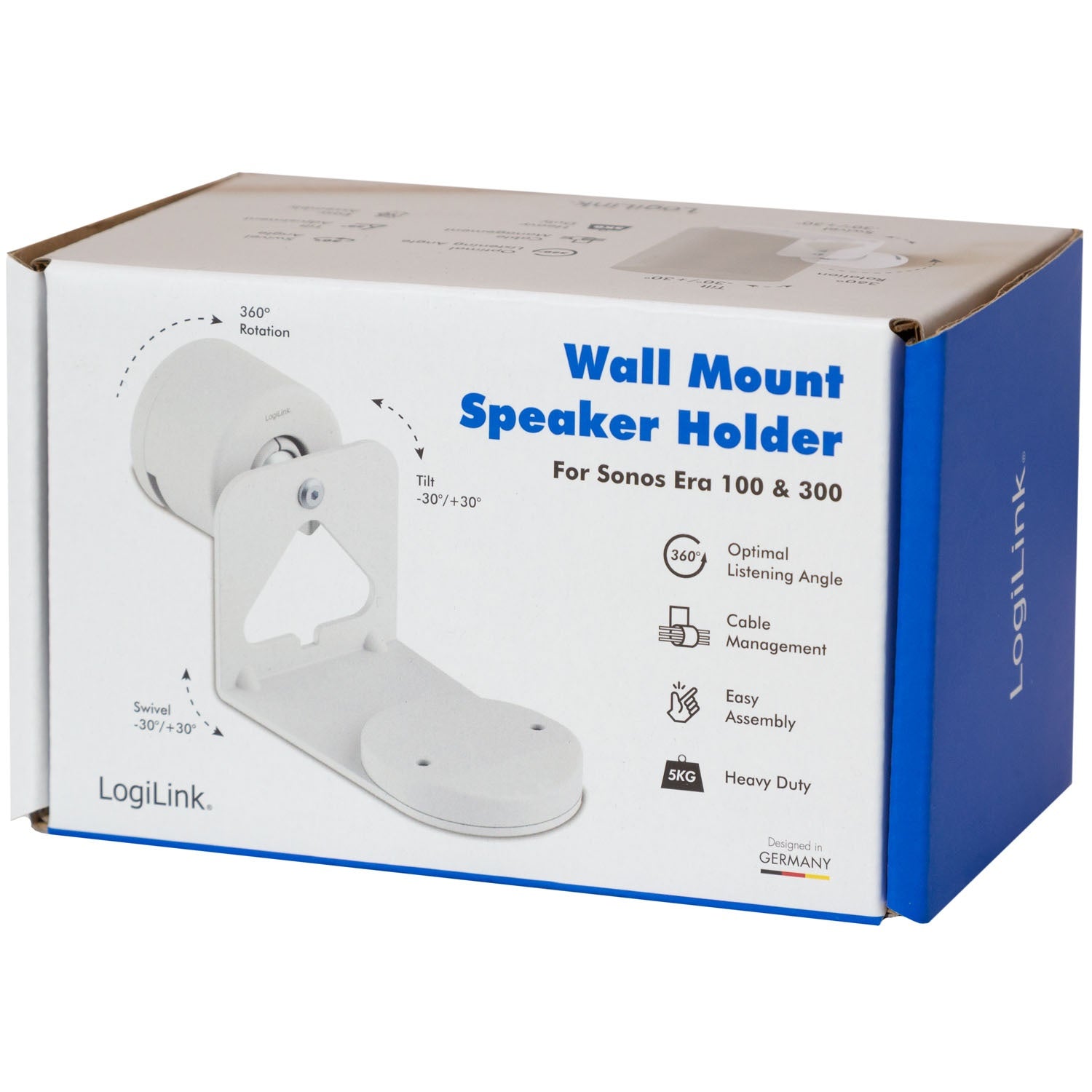 Wall Mount for Sonos Era 100/300, White