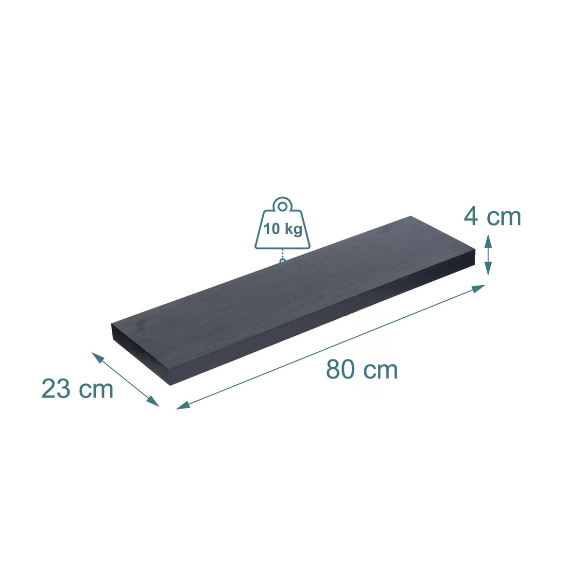 Wall Shelves Set of 3 – Hanging Display Shelves