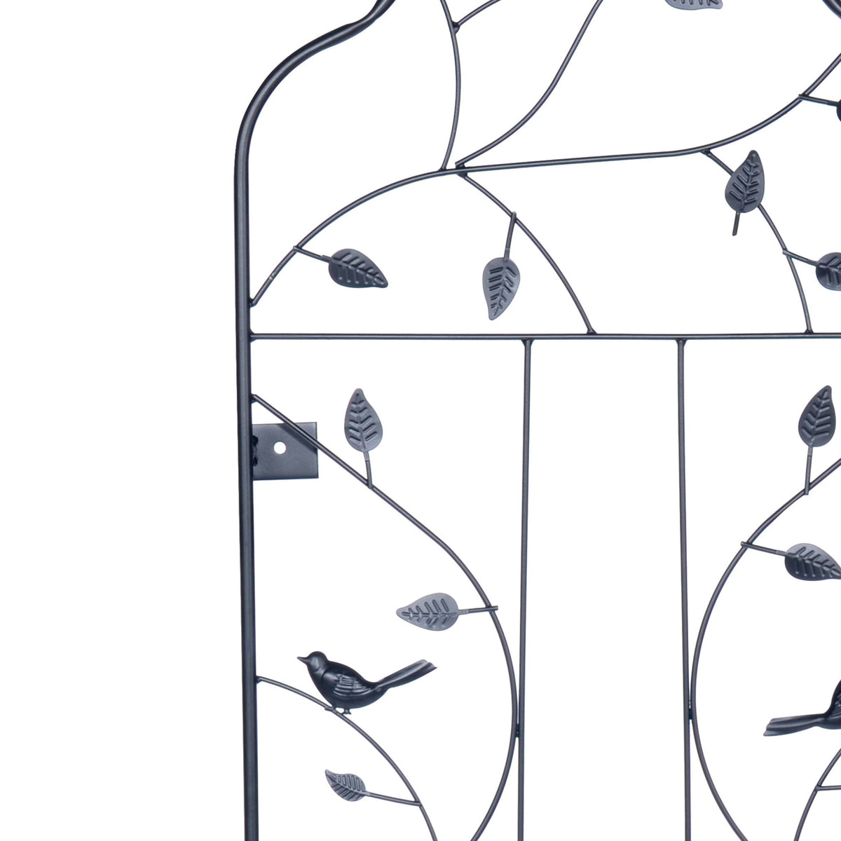 Wall Trellis Set, 2-Pack Powder-Coated Steel for Vines
