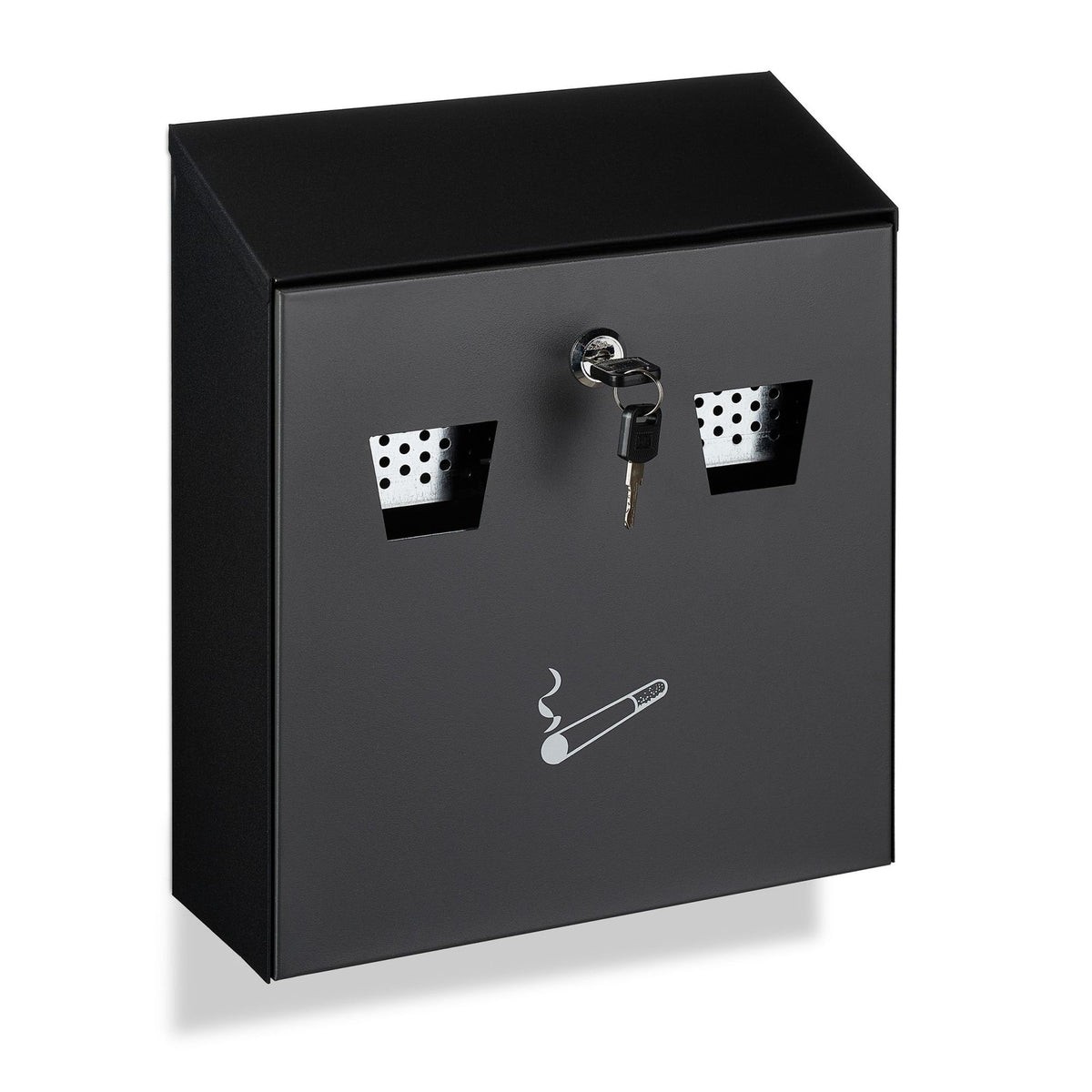 Wall ashtray for outdoor use