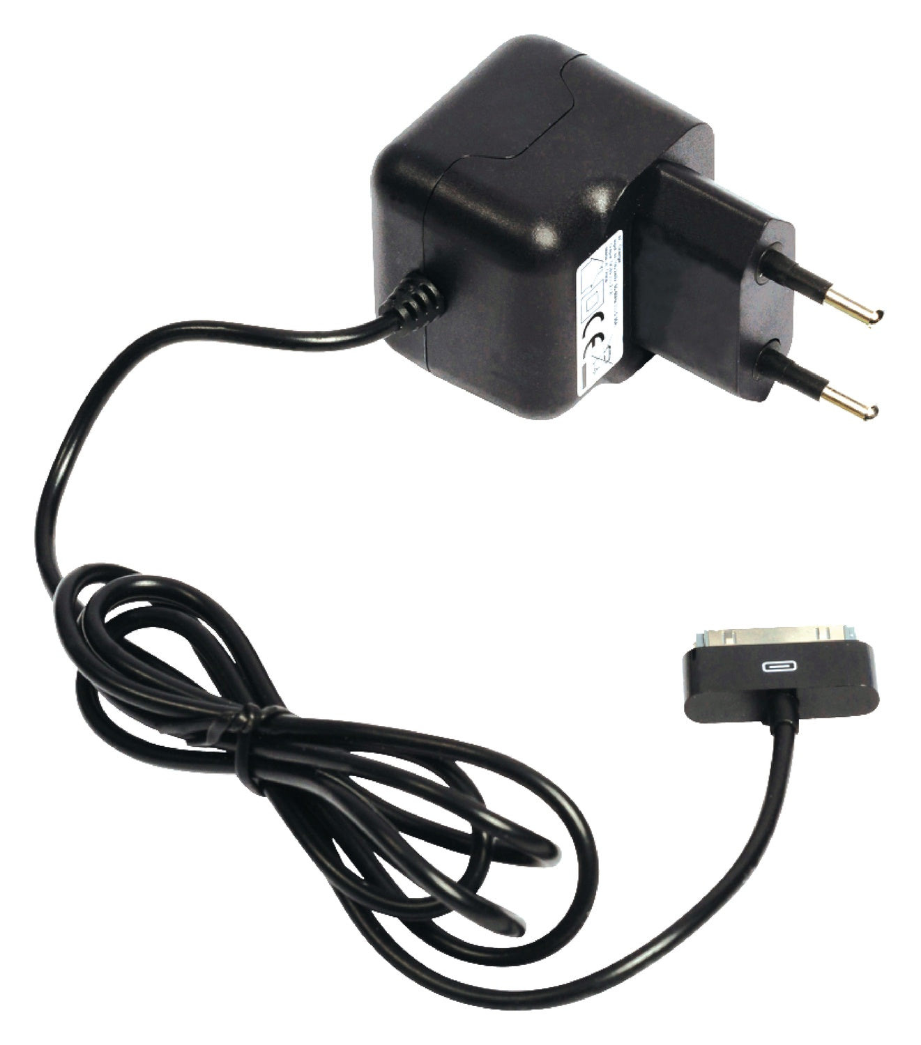 Wall charger 1-Output 2.1 A 2.1 A Apple 30 pin Black