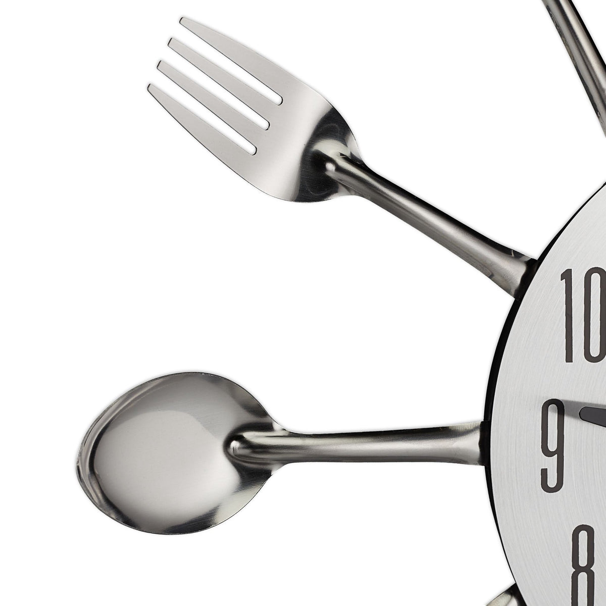 Wall clock cutlery