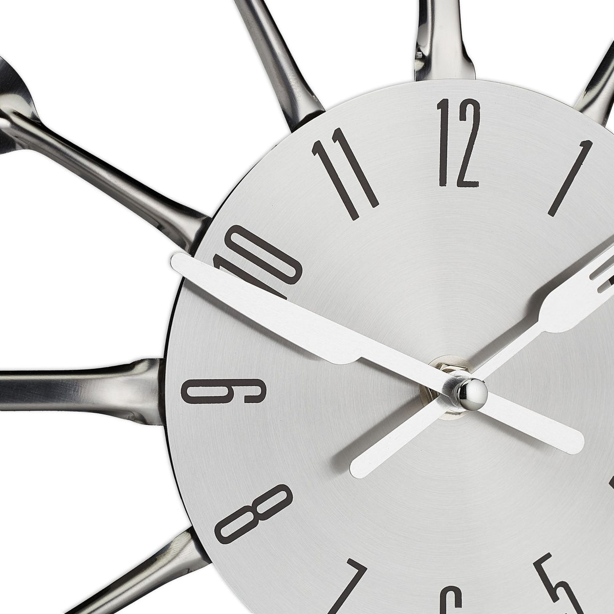 Wall clock cutlery