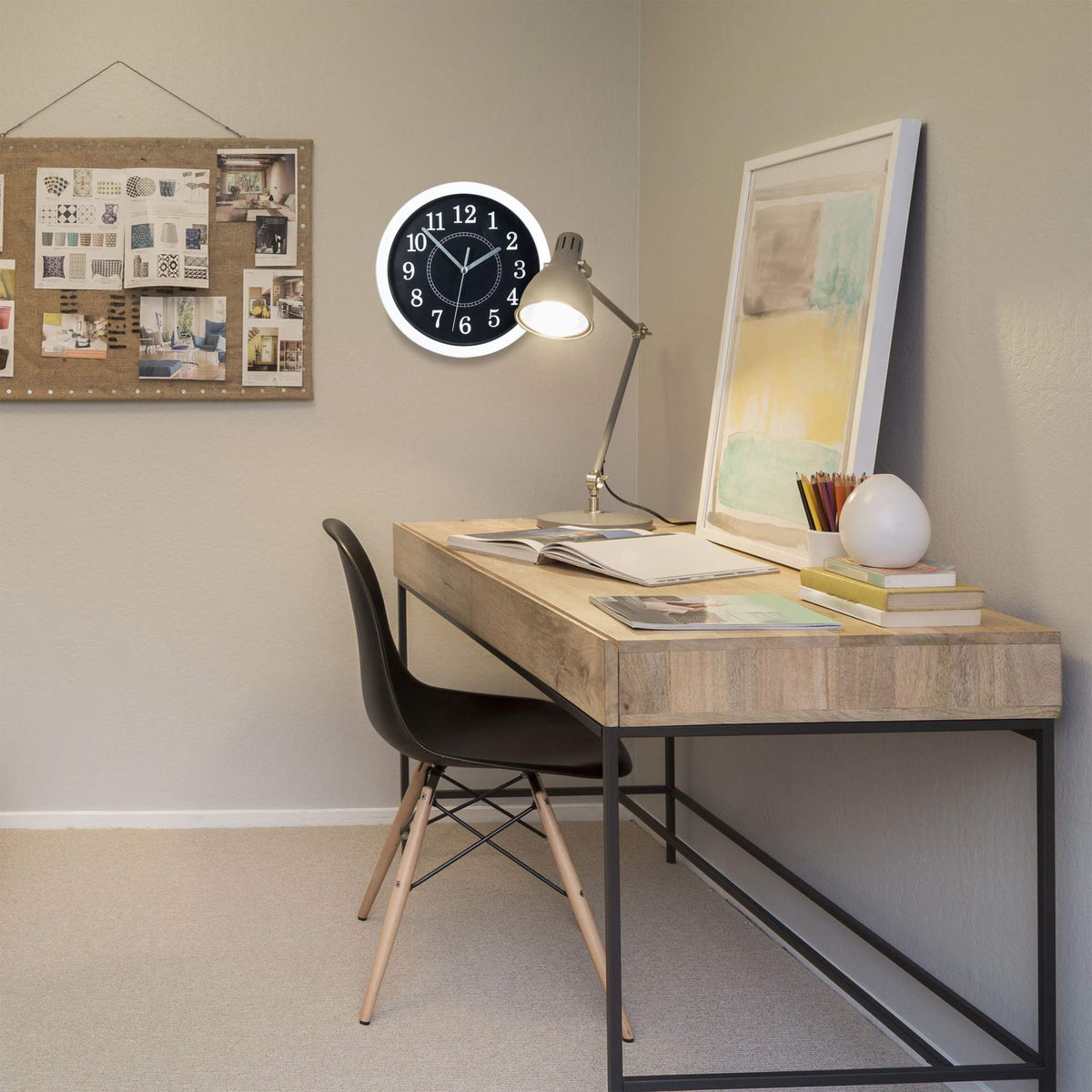 Wall clock round 20 cm