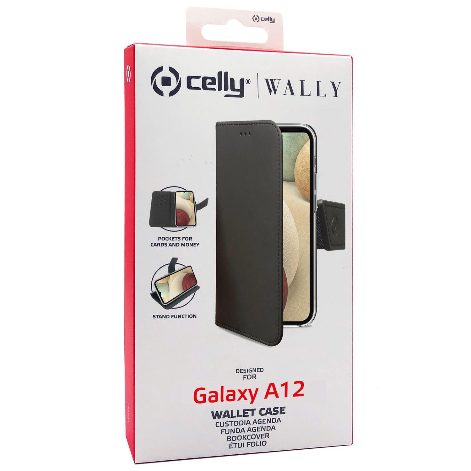 Wallet Case Galaxy A12 Black