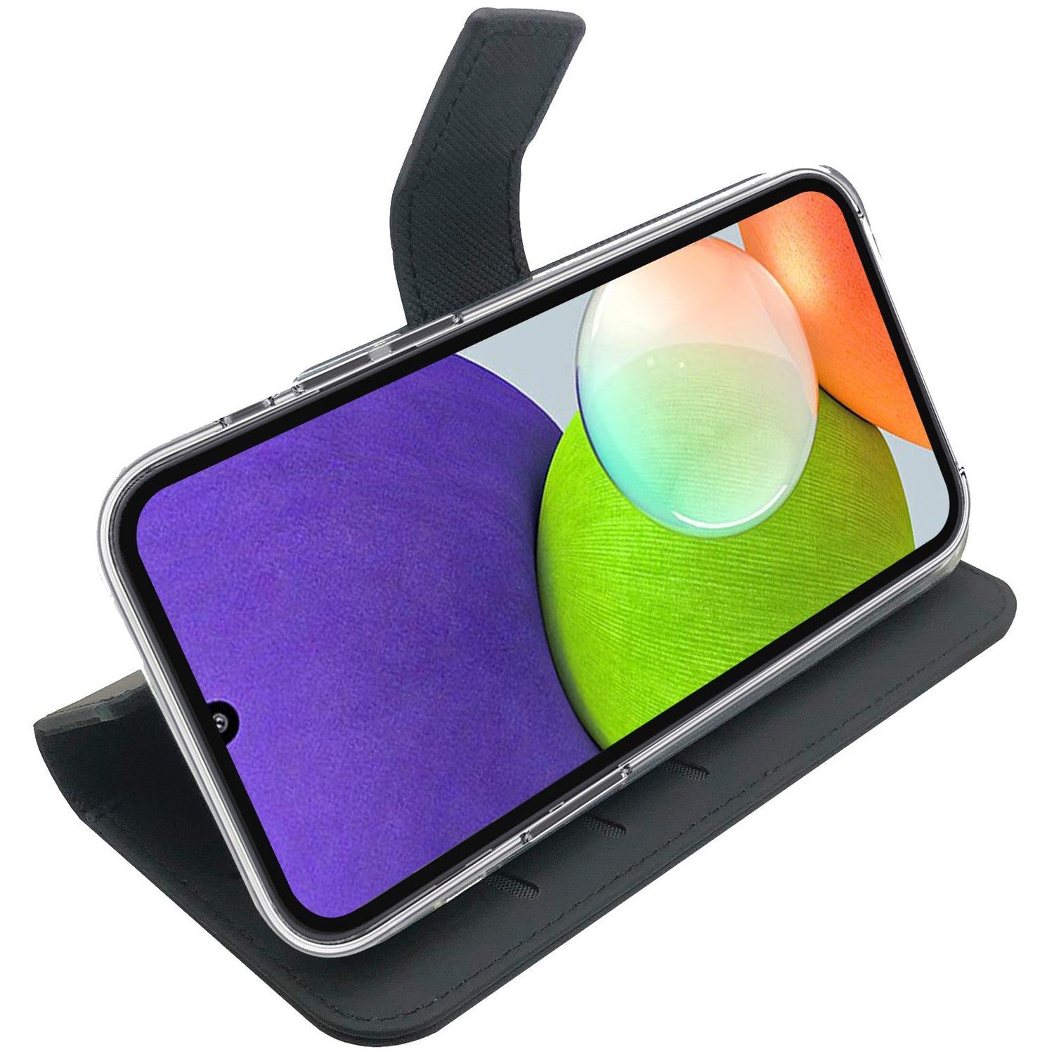 Wallet Case Galaxy A22 4G Black