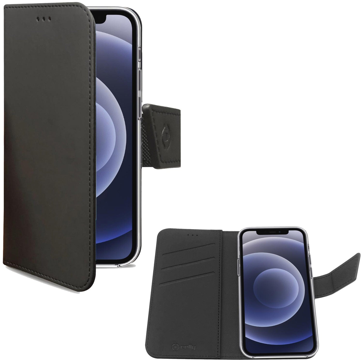 Wallet Case iPhone 13 Mini Black