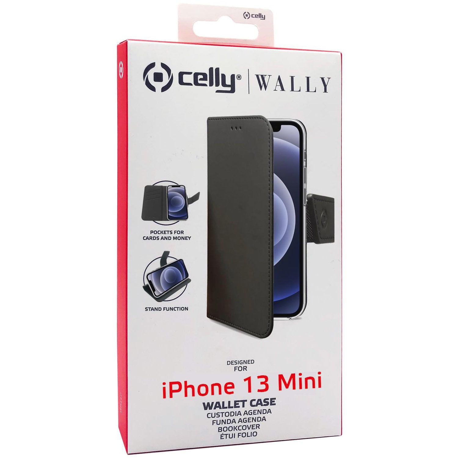 Wallet Case iPhone 13 Mini Black