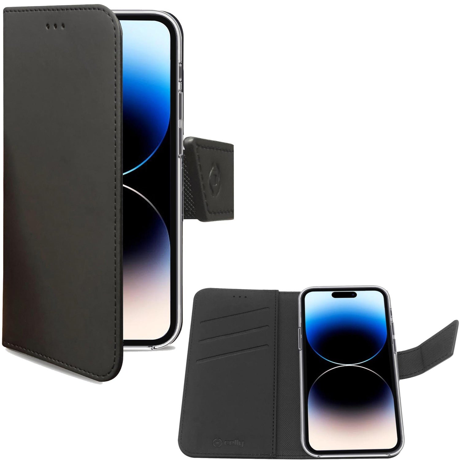 Wallet Case iPhone 14 Pro Black