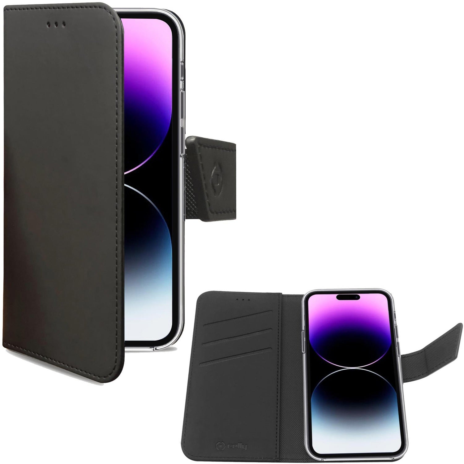 Wallet Case iPhone 14 Pro Max Black