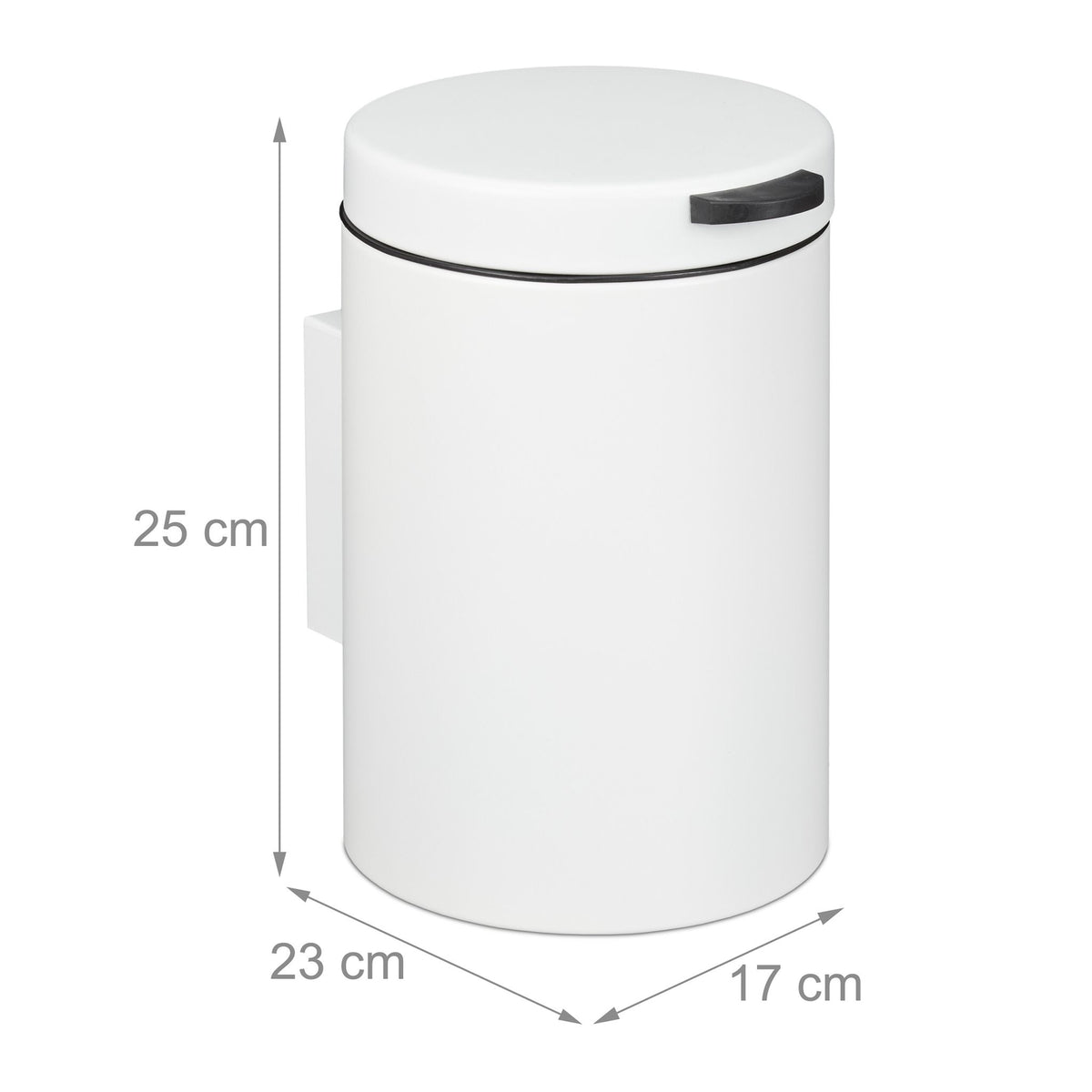 Wall-mounted bathroom container 3 liters