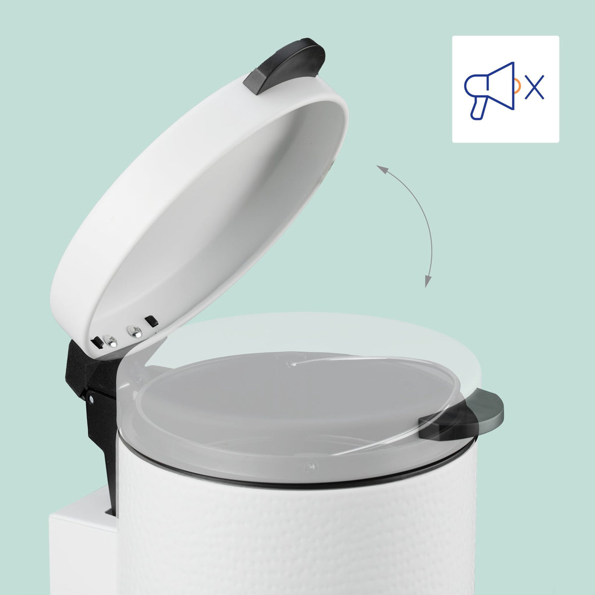 Wall-mounted cosmetics container 3 liters