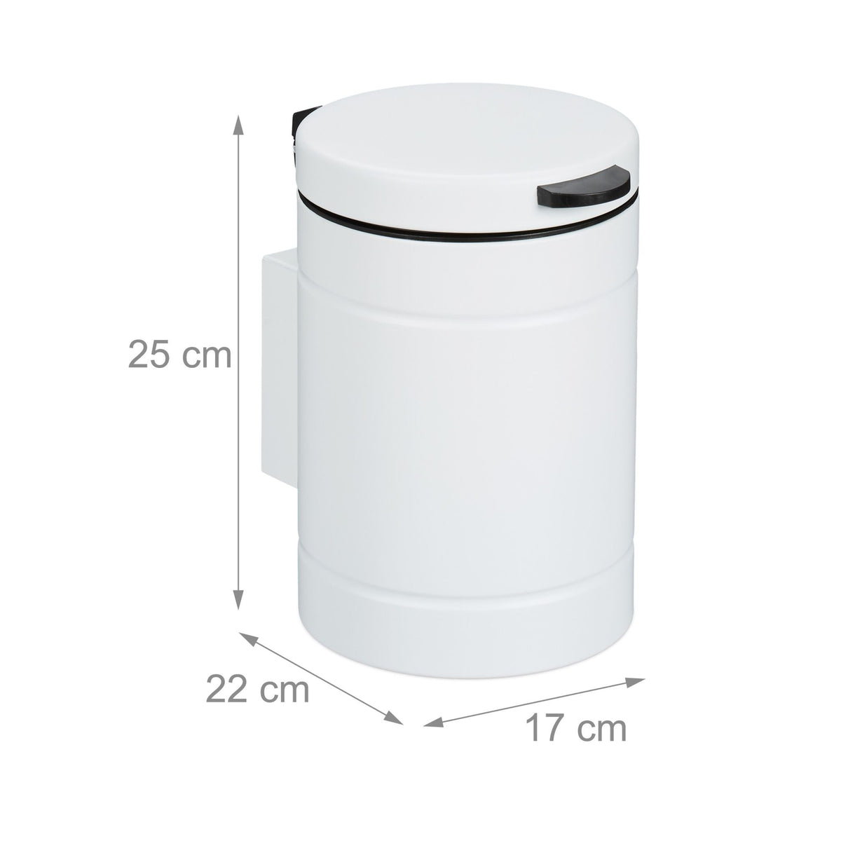 Wall-mounted cosmetics container 3 liters