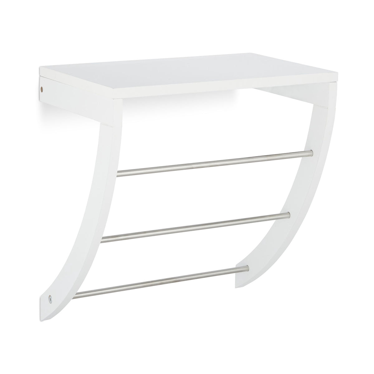 Wall-mounted towel rail
