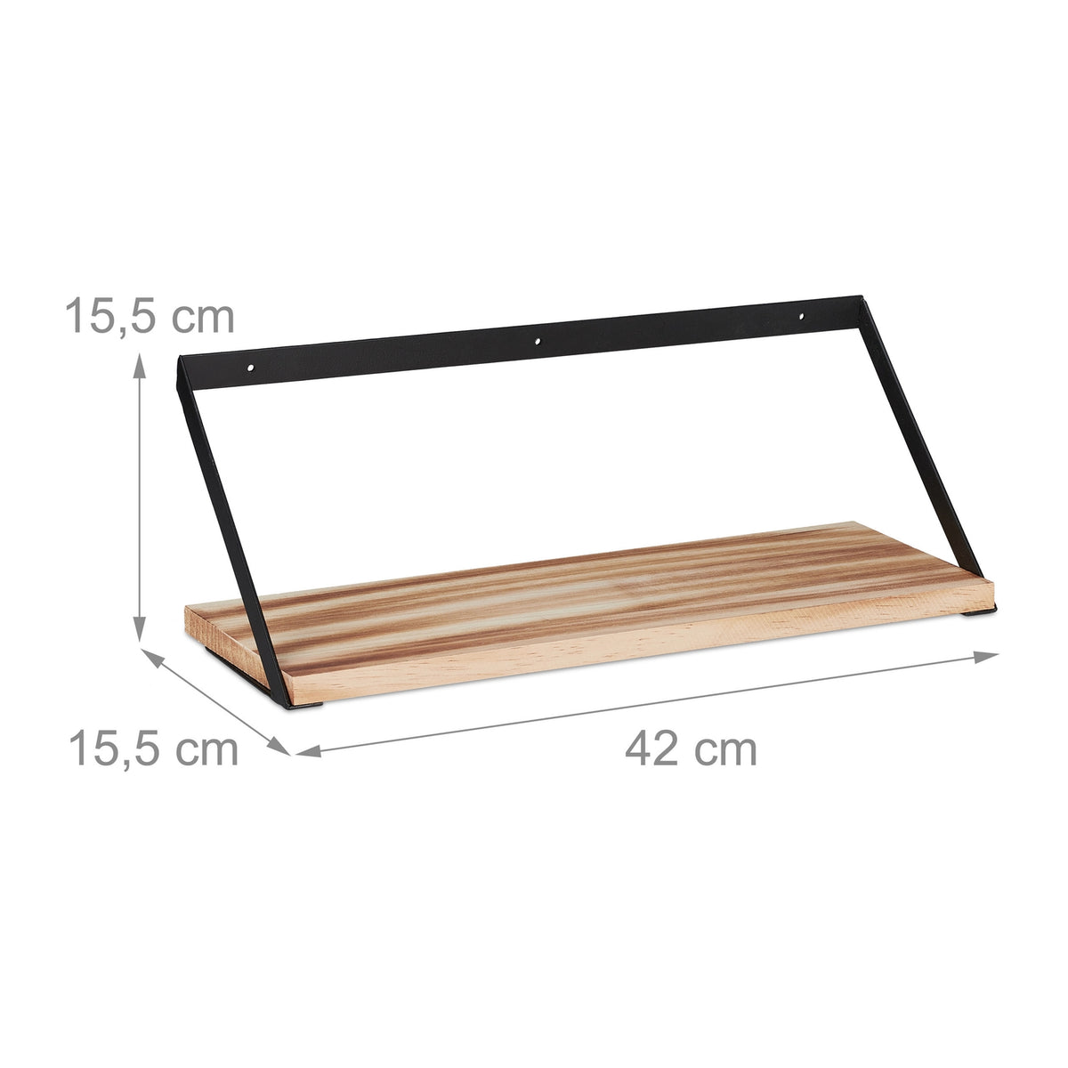 Wall shelf industrial style