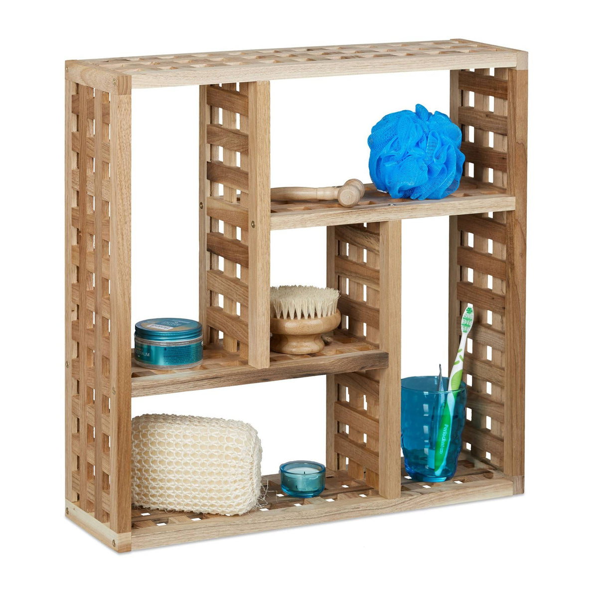 Wall shelf walnut