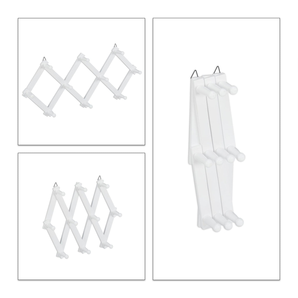 Wall shelf wood foldable