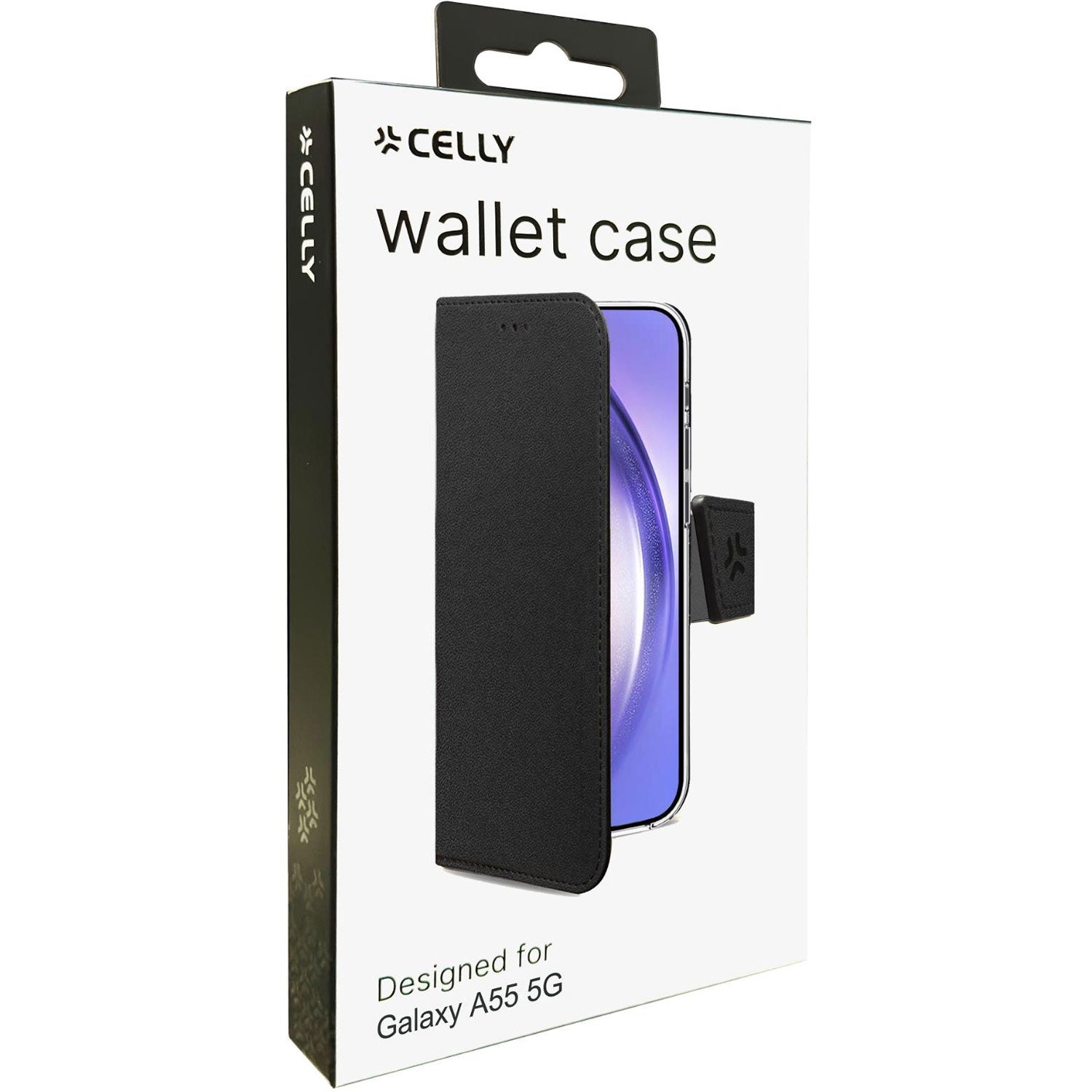 Wally Wallet Case Galaxy A55 5G Black