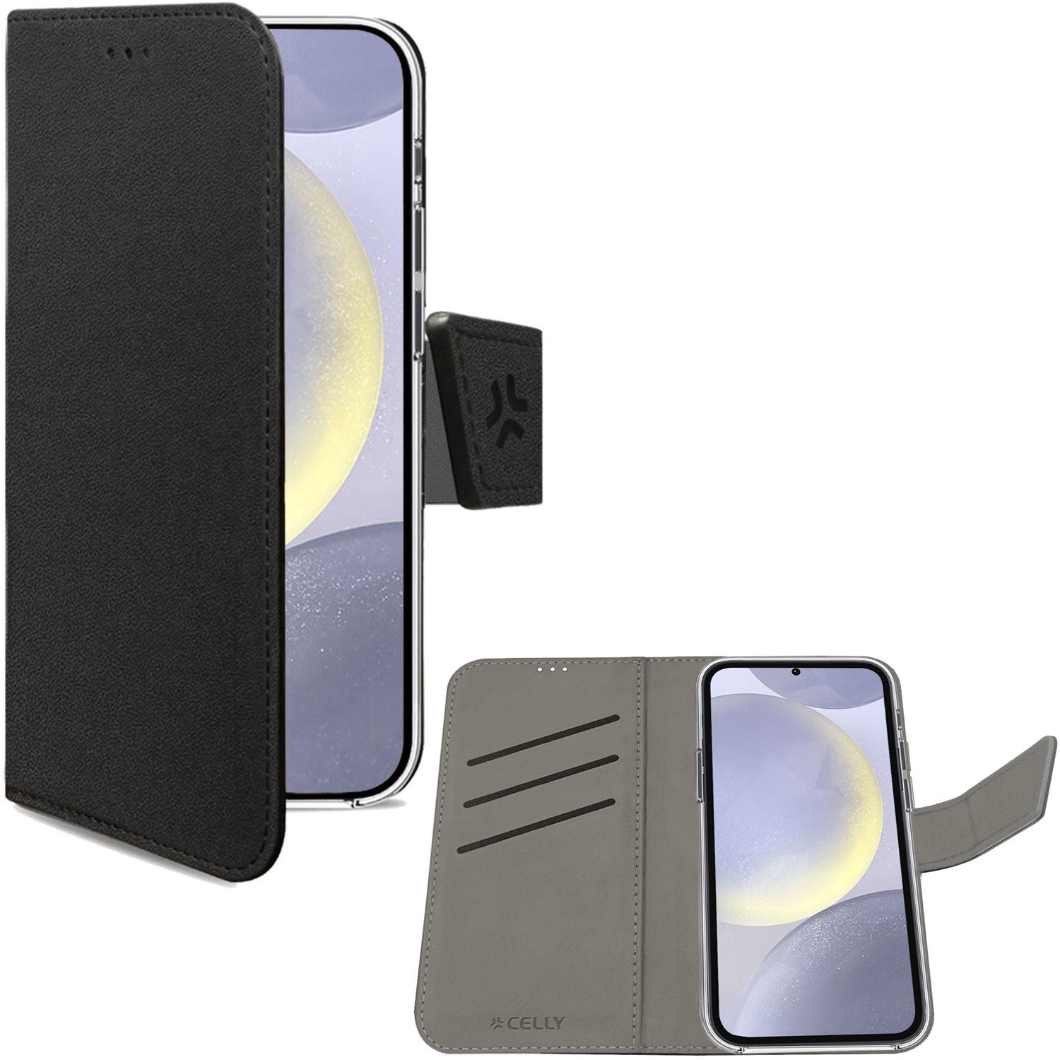 Wally Wallet Case Galaxy S24+ 5G Black