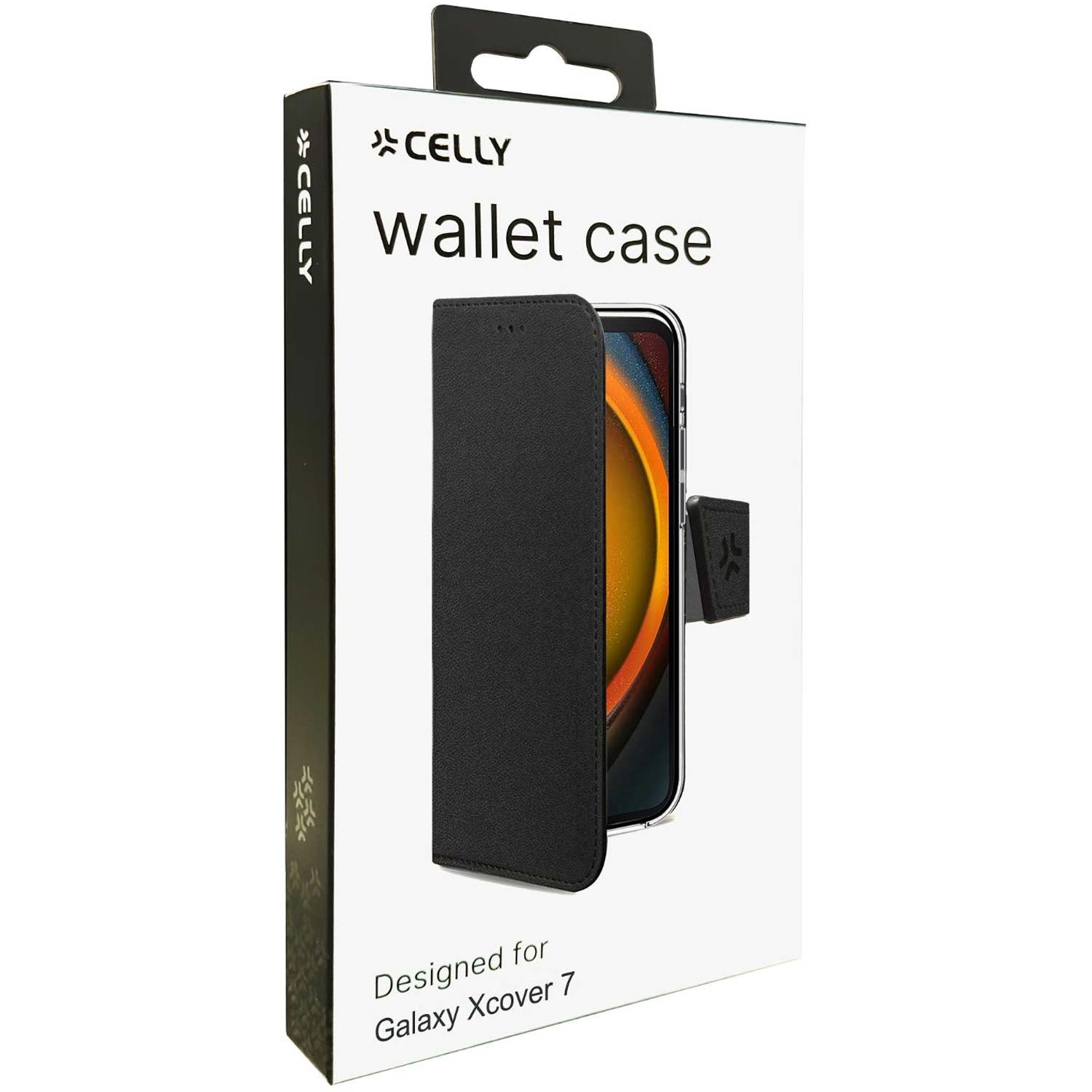 Wally Wallet Case Galaxy XCover 7 Black