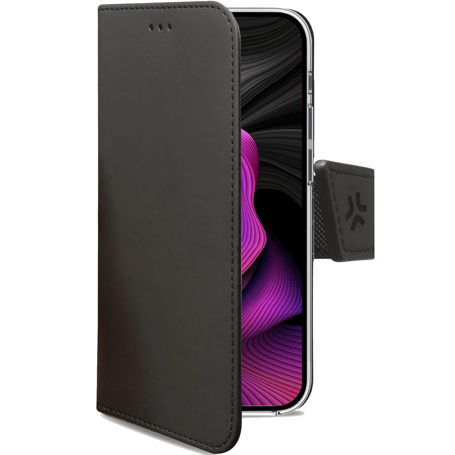 Wally Wallet Case iPhone 15 Plus Black