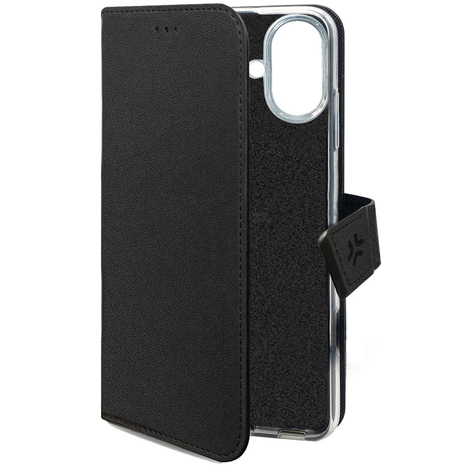 Wally Wallet Case iPhone 16e Black