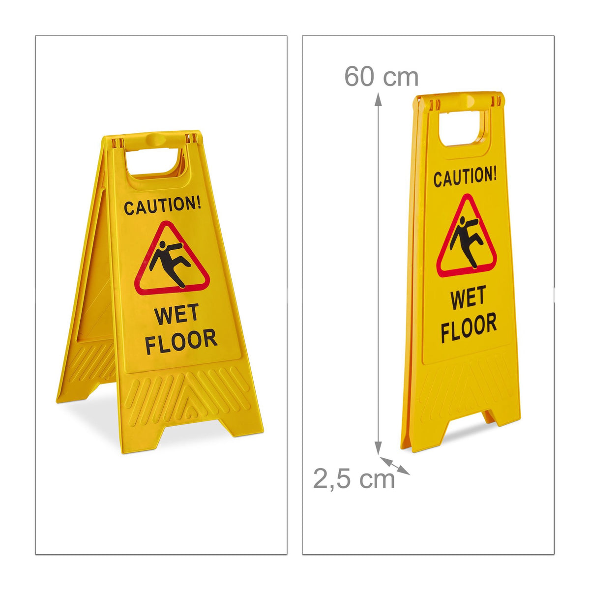 Warning sign Wet floor