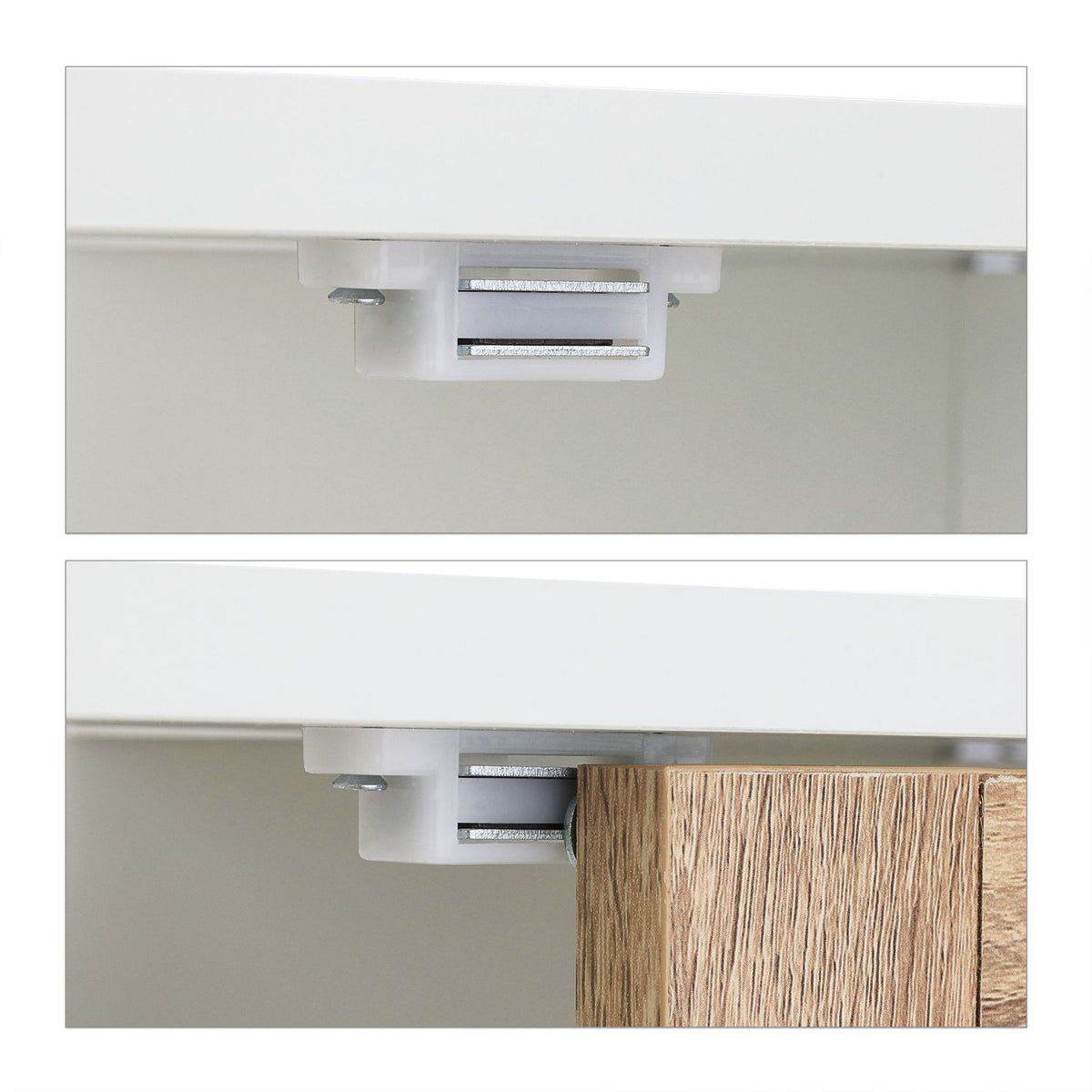 Washbasin cabinet with rattan doors