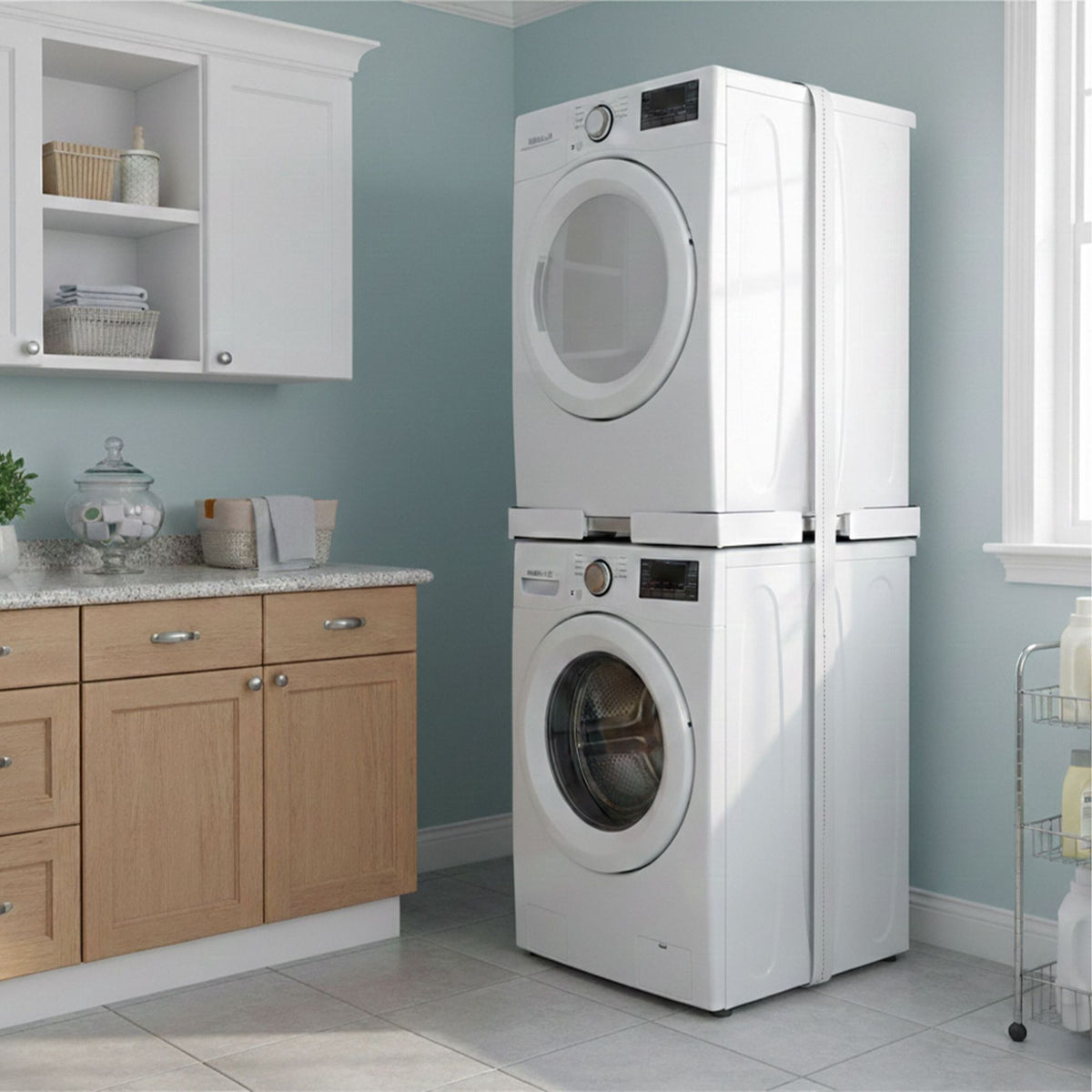Washer & Dryer Stacking Frame – Universal, Adjustable
