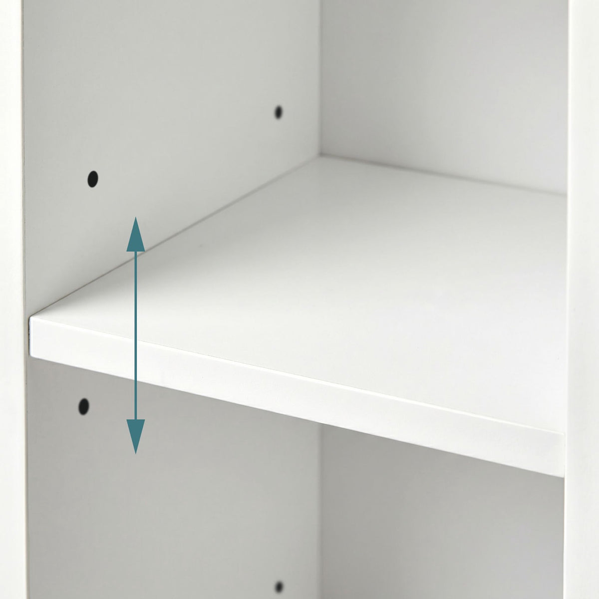 Washing Machine Cabinet, 2 Doors, Adjustable Shelves