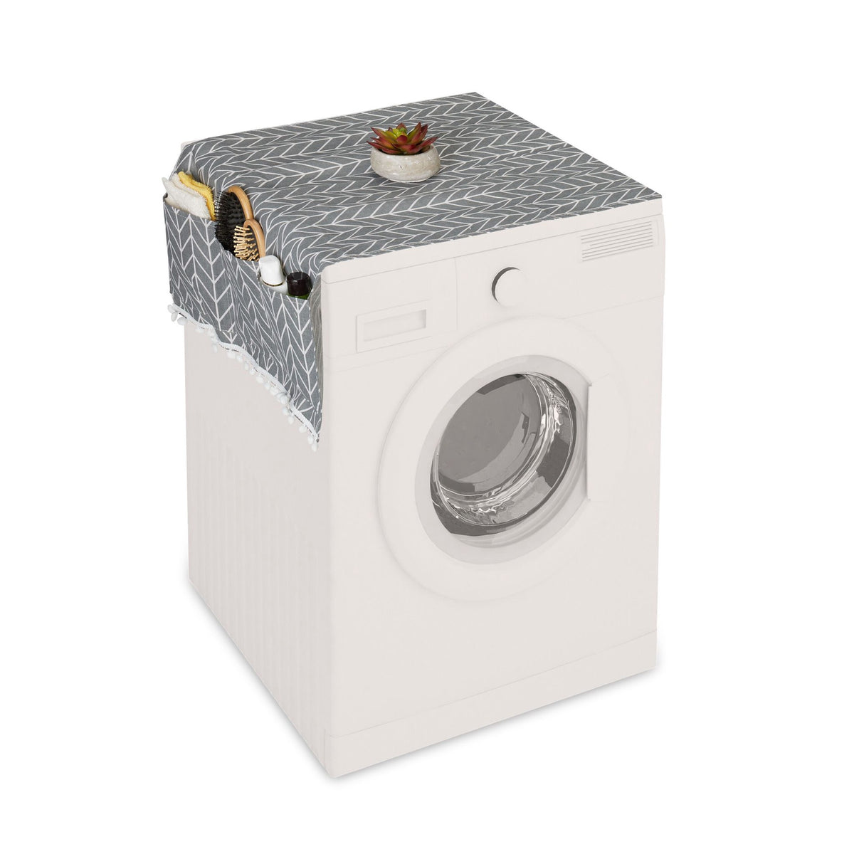 Washing machine pad with pockets