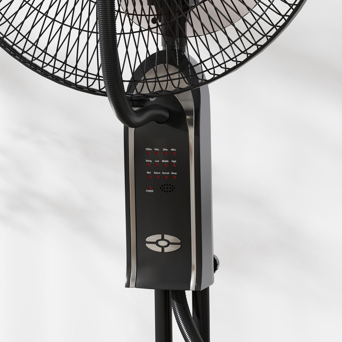 Water-Cooling Fan with Humidifier, 3 Speeds, Black, 75W