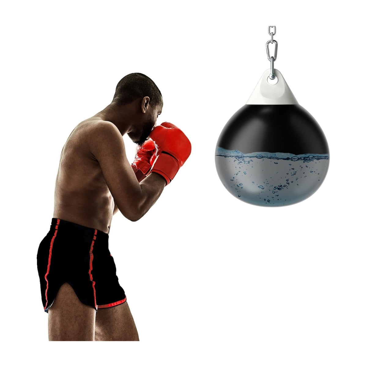 Water-Filled Punching Bag with Metal Chain & Hose