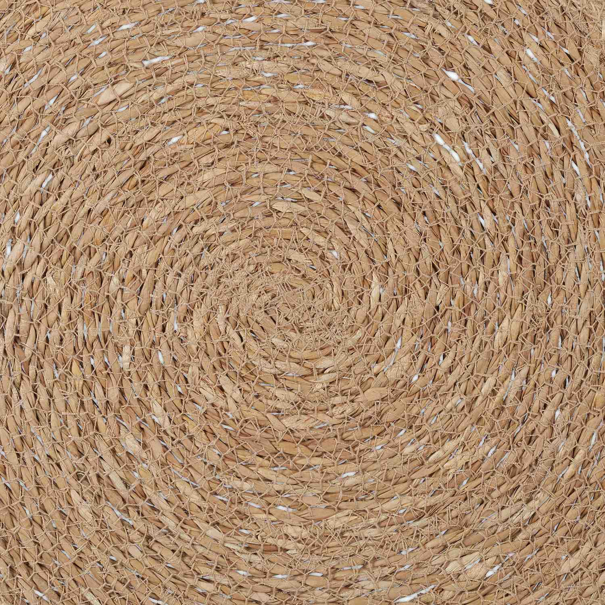 Water Hyacinth Placemats, Set of 10, Round Design