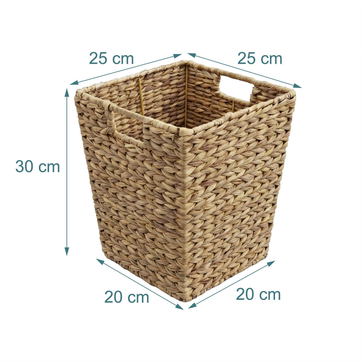Water Hyacinth Wastepaper Bin – Woven Design
