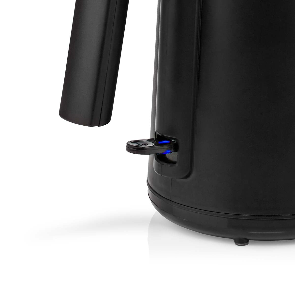 Water boiler | 1.0 l | Plastic | Black | Rotatable 360 degrees | Concealed heating element | Strix® Control | Boil-dry function