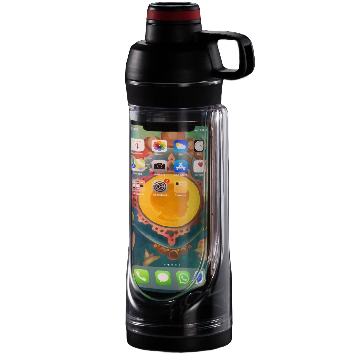 Water bottle with storage 400 ml