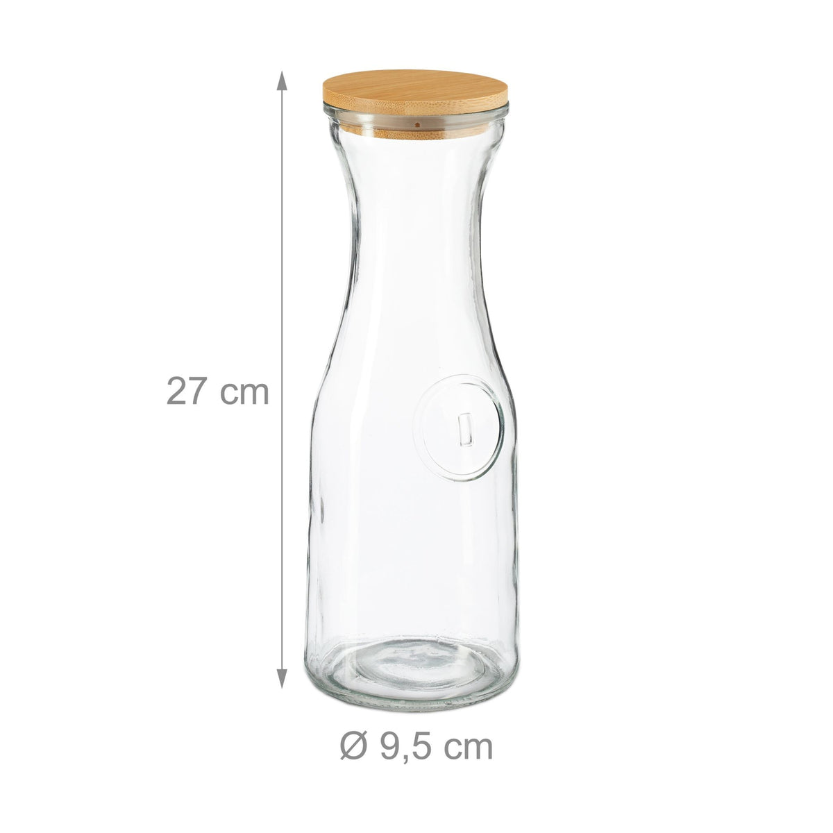 Water carafe with lid in set