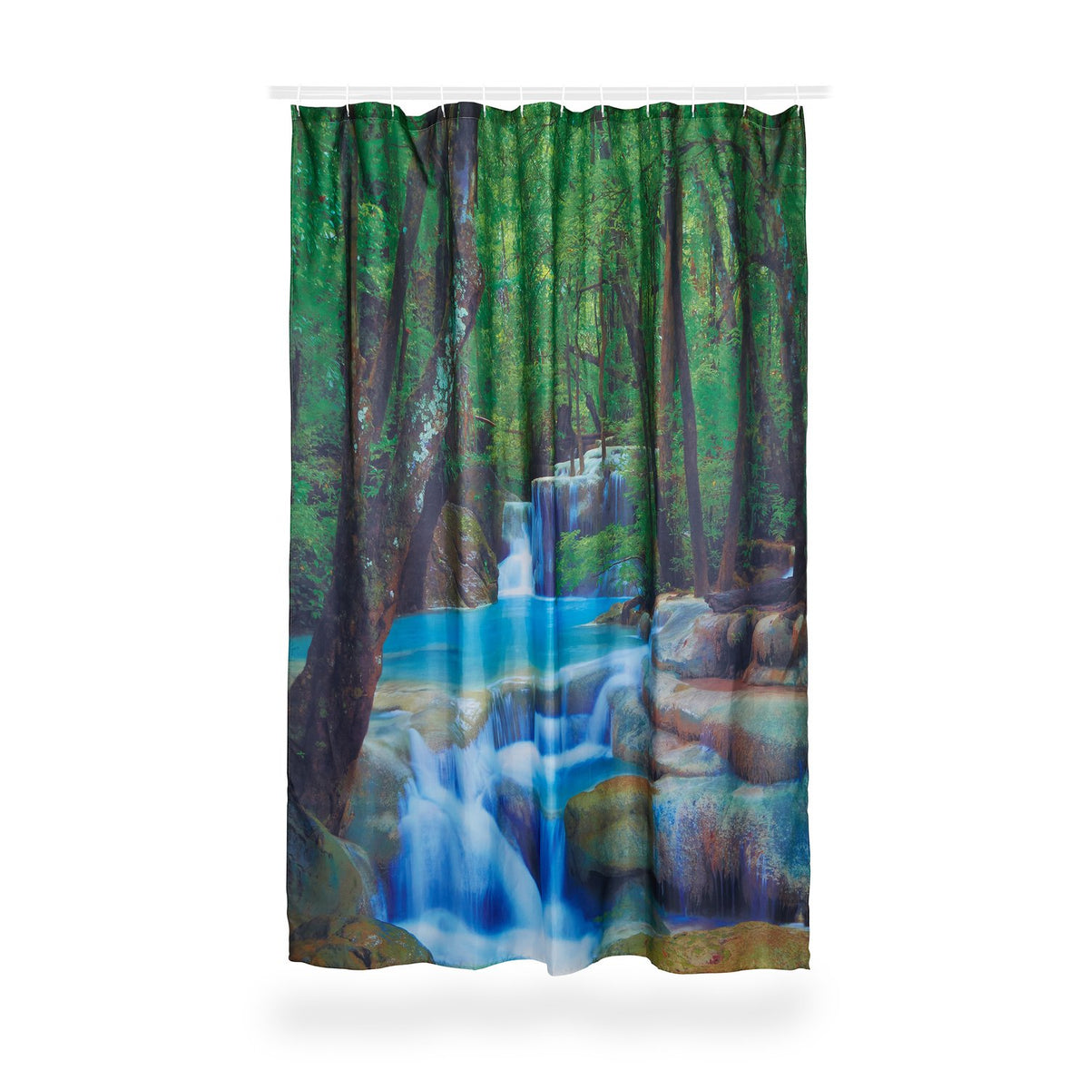 Waterfall shower curtain 200x180 cm