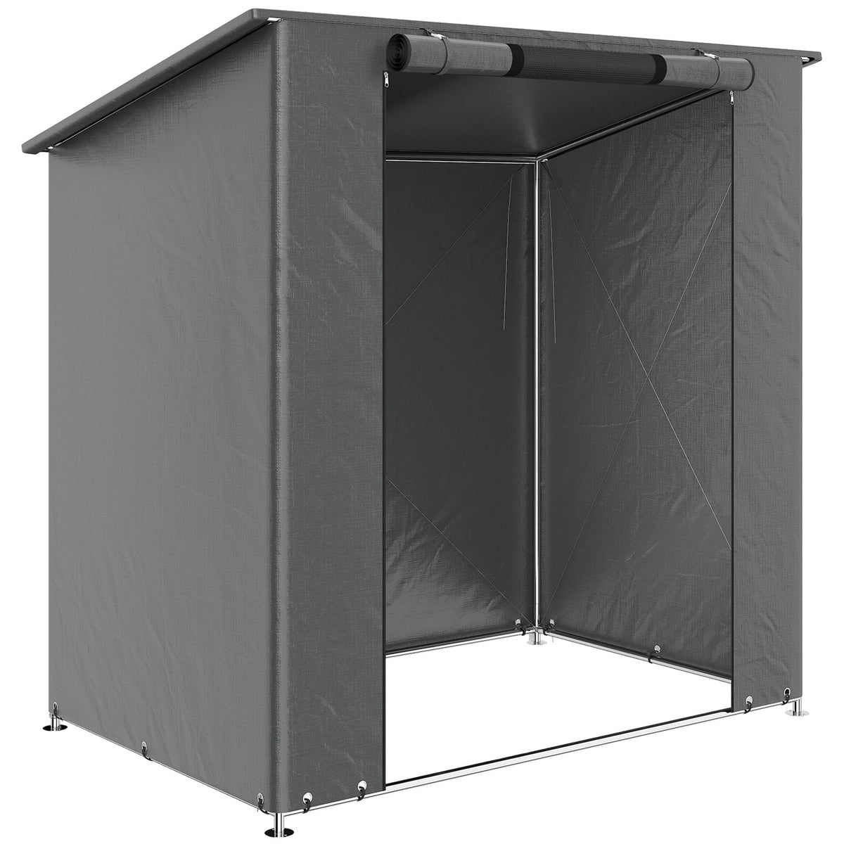 Waterproof Storage Tent 1.9x1.2m with Roll-Up Door
