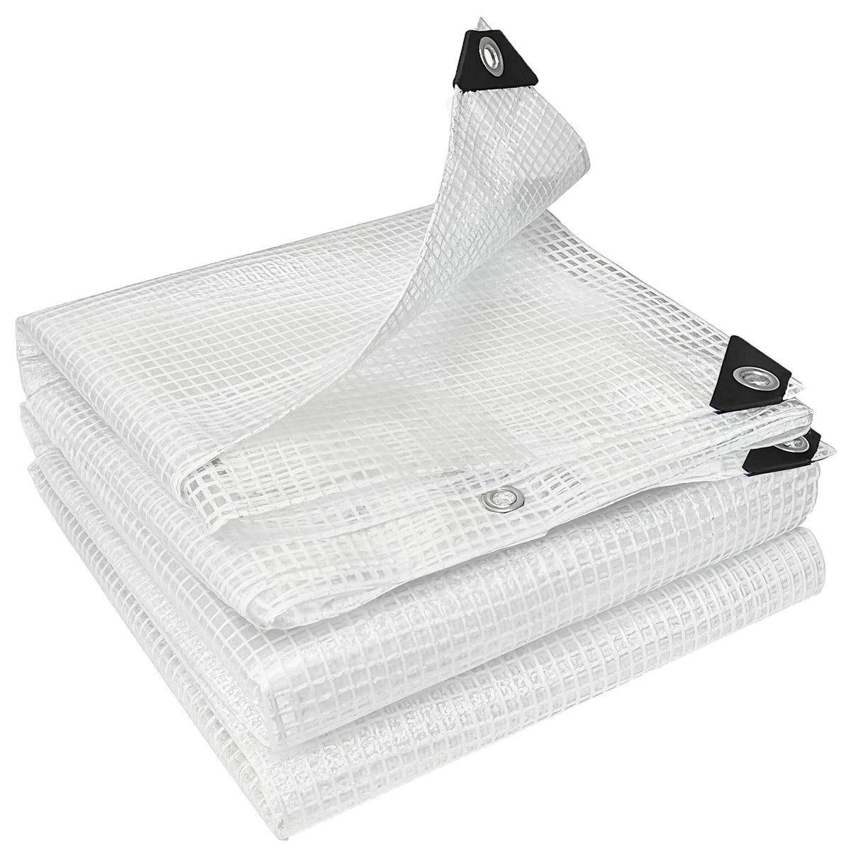 Waterproof Tarp 4x6m, 140g/m², UV-Stable with Grommets